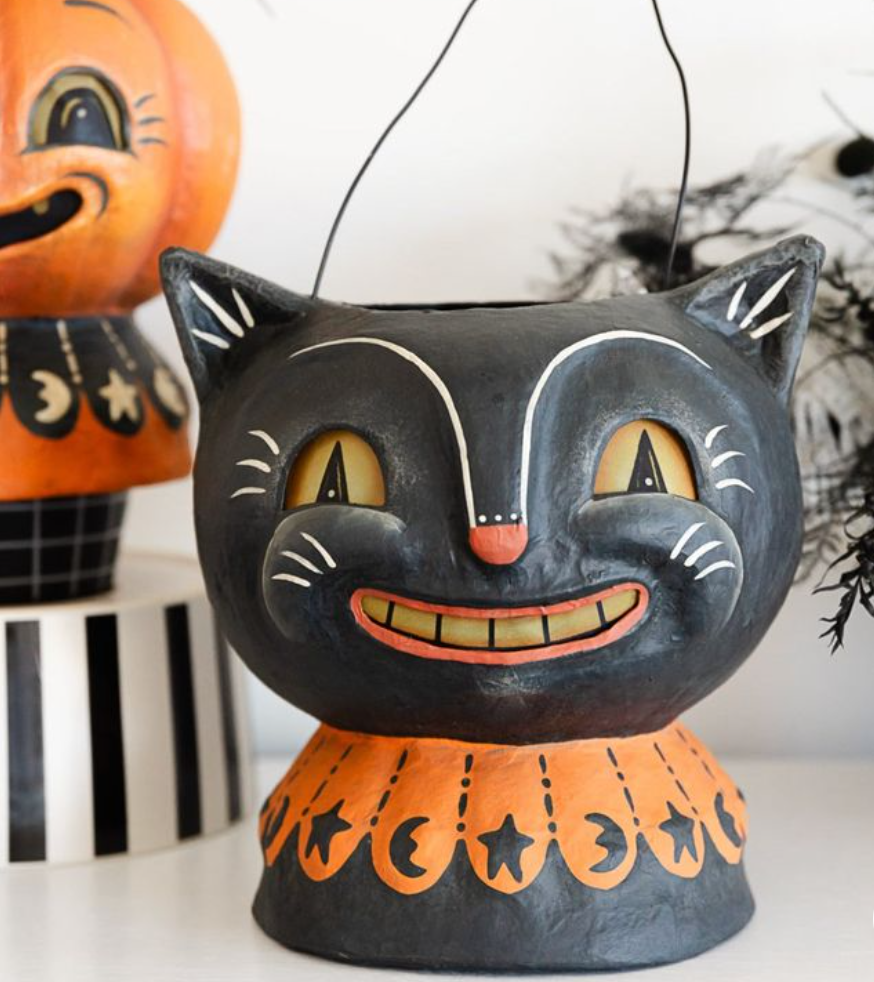 Black Magic Cat Jack Pulp Lantern